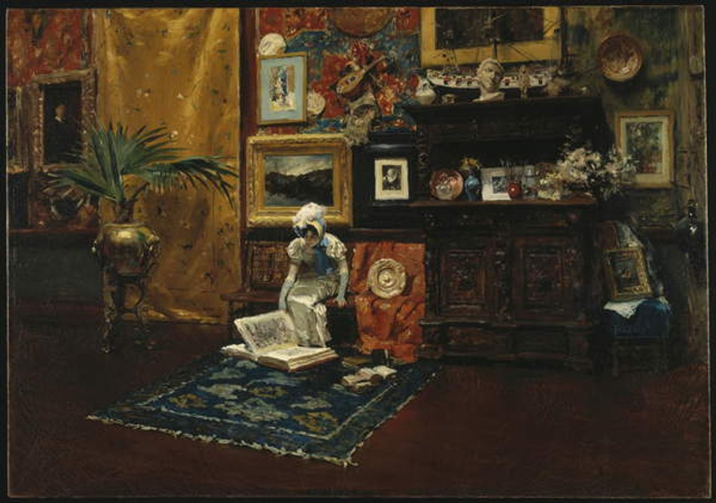Detail of Studio Interior, c.1882 by William Merritt Chase