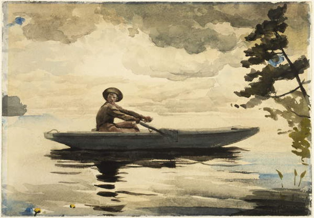 Detail of The Boatman, 1891 by Winslow Homer