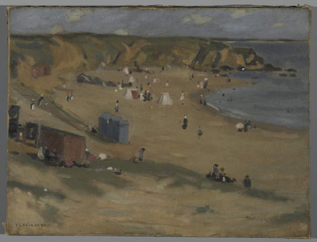 Detail of Le Pouldu landscape, c.1901 by Frederick Carl Frieseke