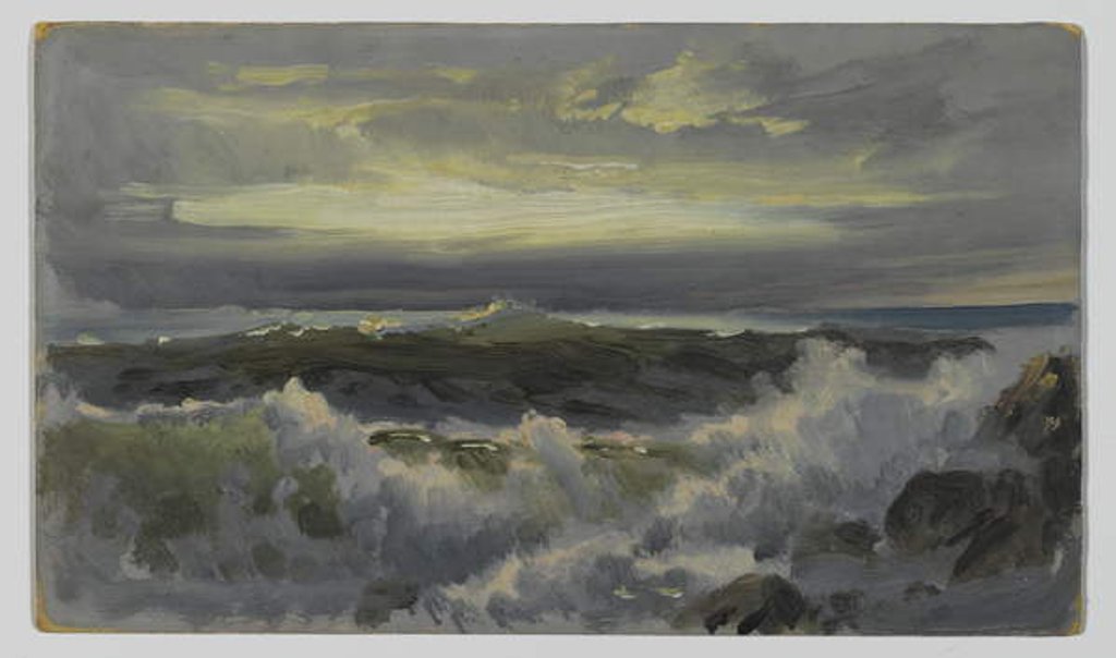 Detail of A Rough Surf, after 1890 by William Trost Richards