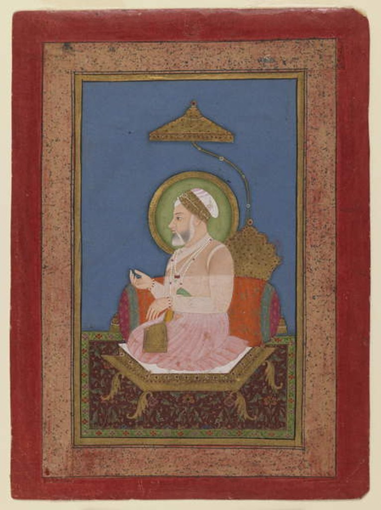 Detail of Emperor Alamgir II, c.1756 by Sukha Luhar