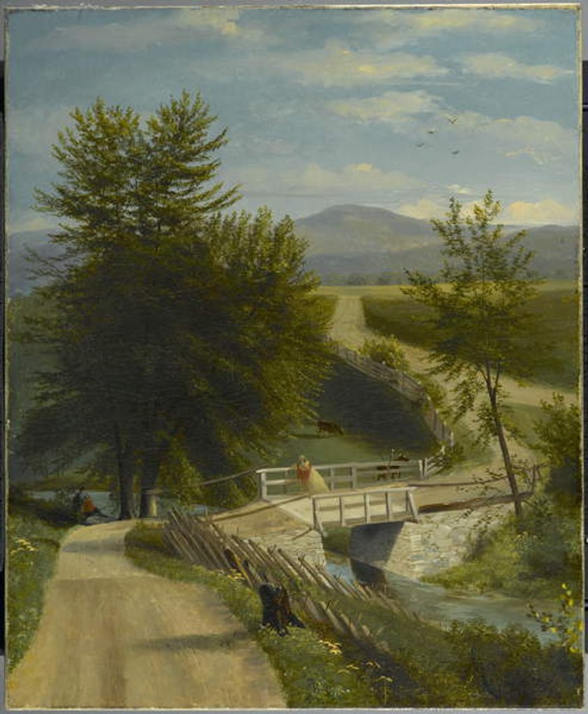 Detail of Lover's Walk, c.1850-60 by Alexander Ransom