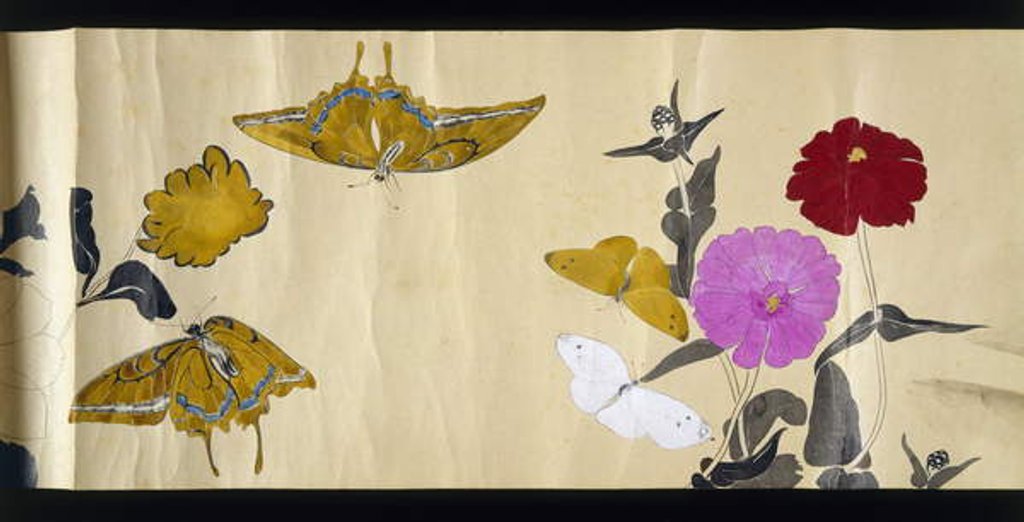 Detail of Wildlife Friends, Taisho Period, Taisho 7th Year, c.1918 by Ryoka Kawakami