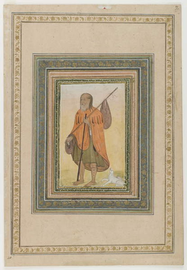 Detail of Miniature Painting, 18th-19th century by School Indian
