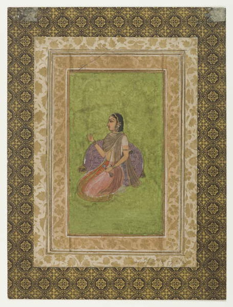 Detail of Miniature Painting, 18th-19th century by School Indian
