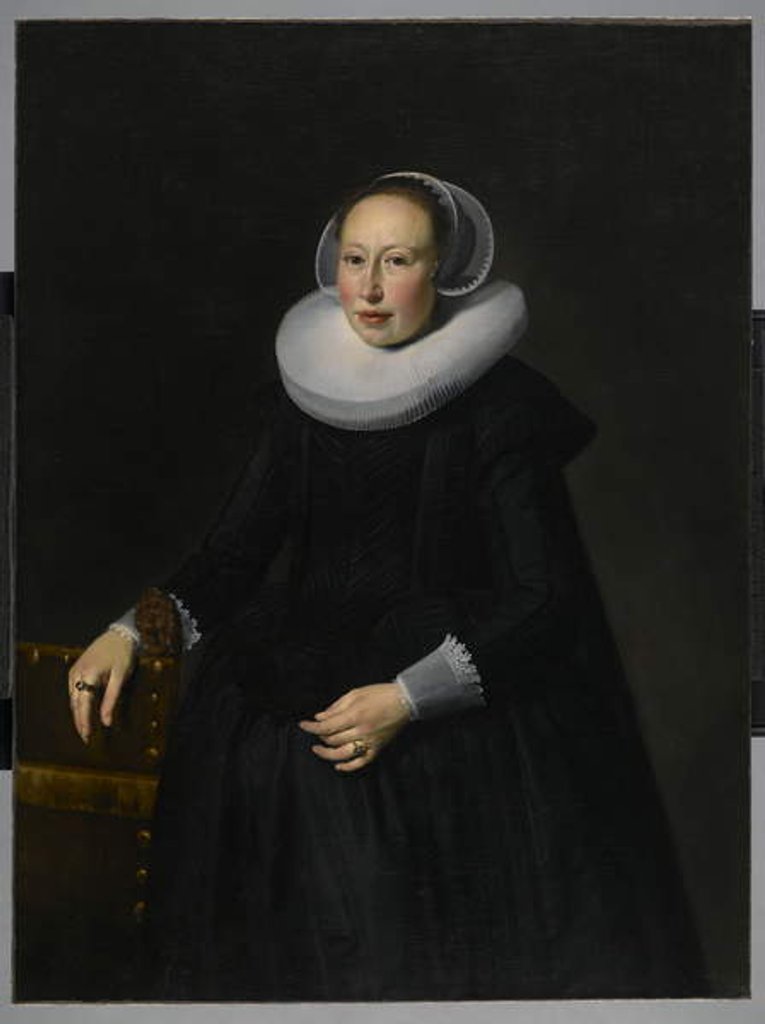 Detail of Portrait of Gertrude van Limborch by Thomas de Keyser