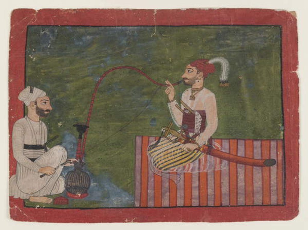 Detail of Portrait of a Prince, c.1700-1710 by Indian School