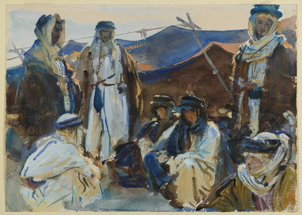 Detail of Bedouin Camp, c.1905-06 by John Singer Sargent