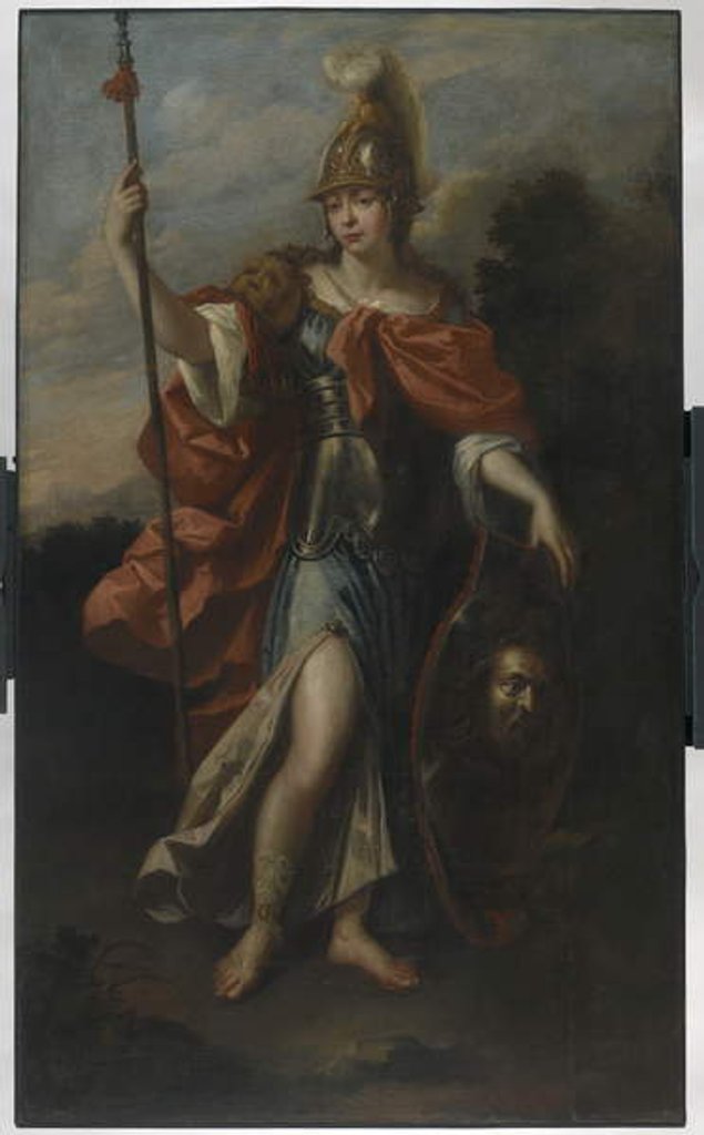 Detail of Frances Stuart, Duchess of Richmond, c.1660s by Jacob Huysmans