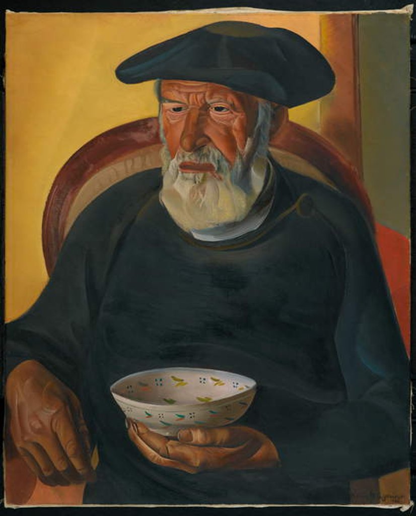 Detail of Old Trombola, 1924 by Boris Dmitrievich Grigoriev