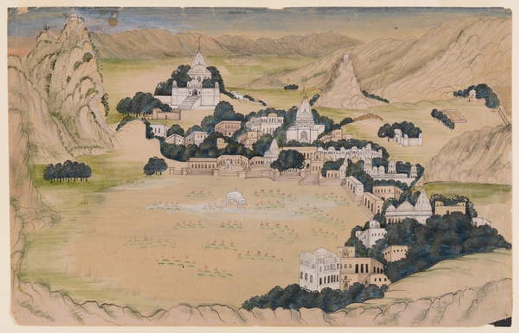 Detail of Pushkar Lake, c.1840-60 by Indian School