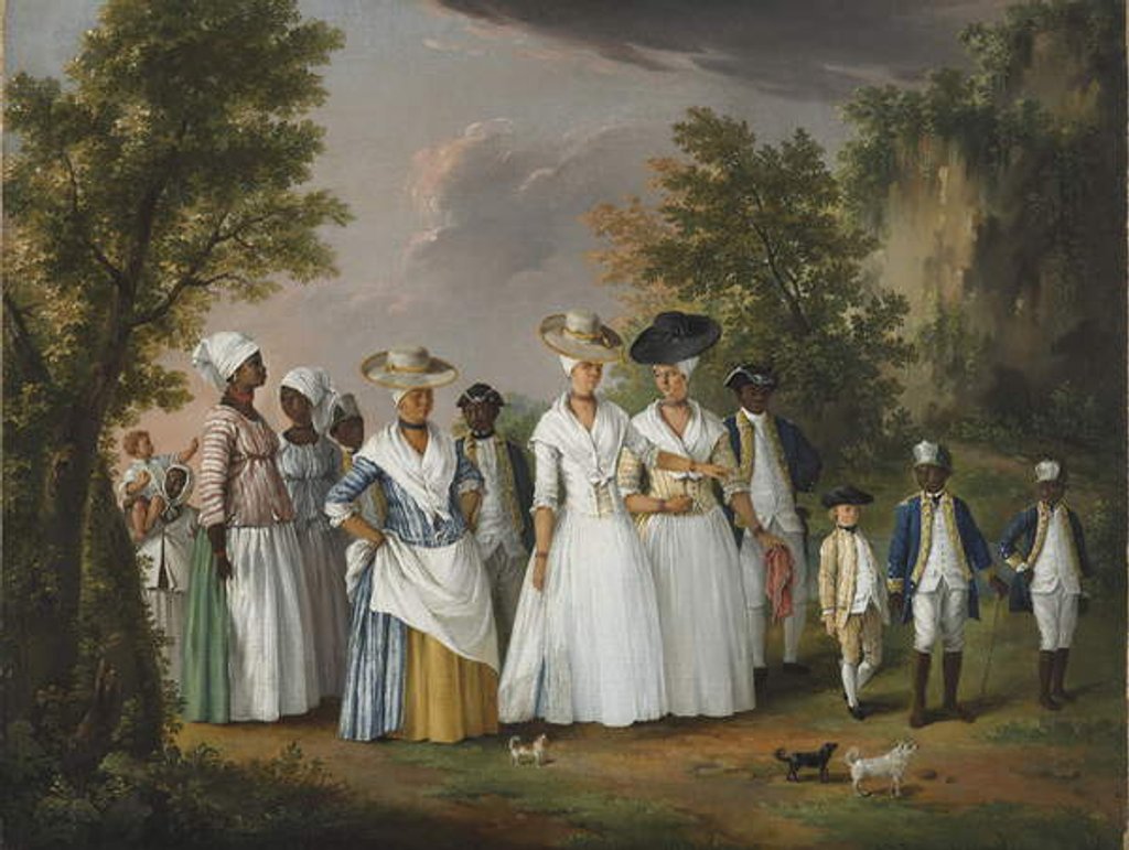 Detail of Free Women of Color with Their Children and Servants in a Landscape, 1770-1796 by Agostino Brunias