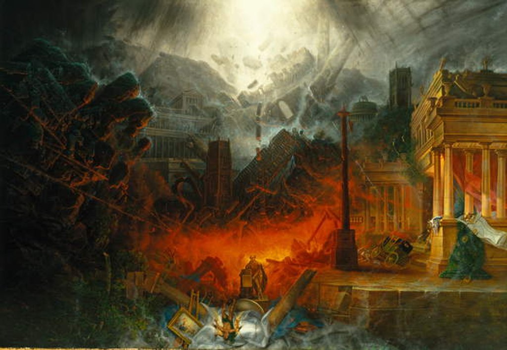 Detail of The Edge of Doom, 1836-38 by Samuel Colman