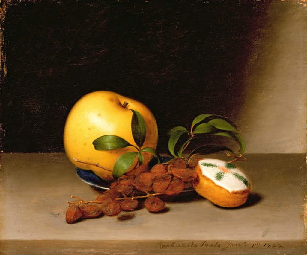 Detail of Still life with cake, 1822n(oil on canvas) by Raphaelle Peale