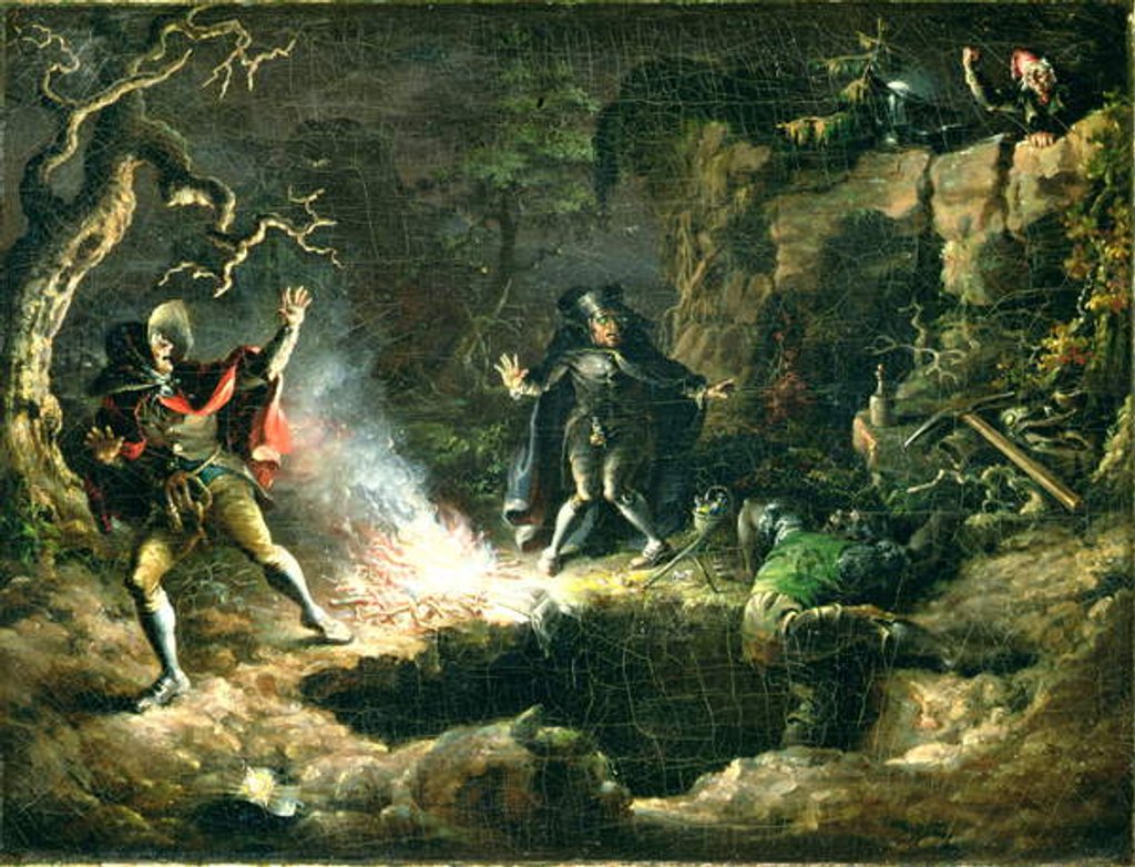 Detail of The Money Diggers, 1832 by John Quidor