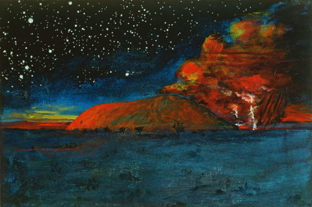 Detail of Uluru Dawn by Tom Cook