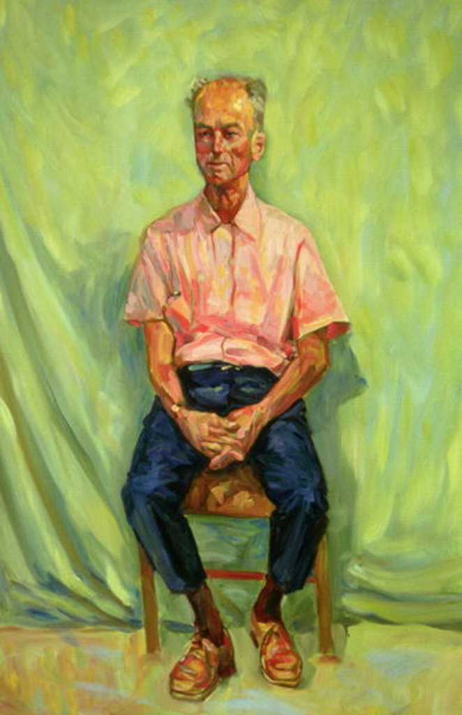Detail of Portrait of an Old Man, 1987 by Ted Blackall