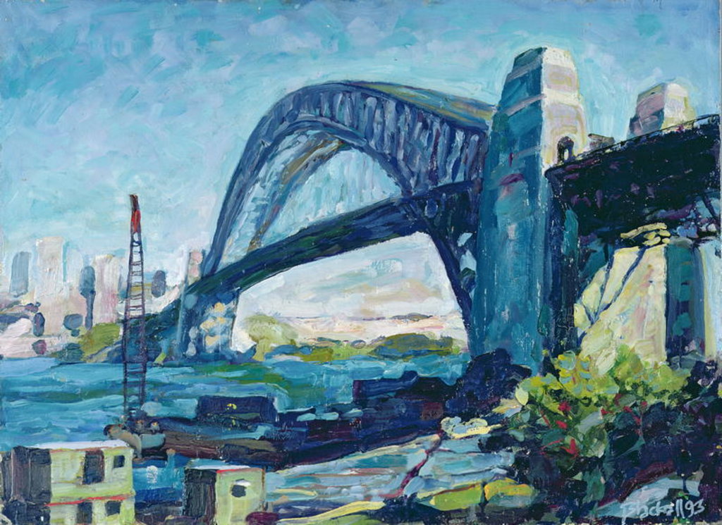 Detail of Sydney Harbour Bridge, 1995 by Ted Blackall