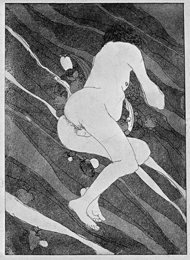 Detail of Naked man 1983 by Sarah Thompson-Engels