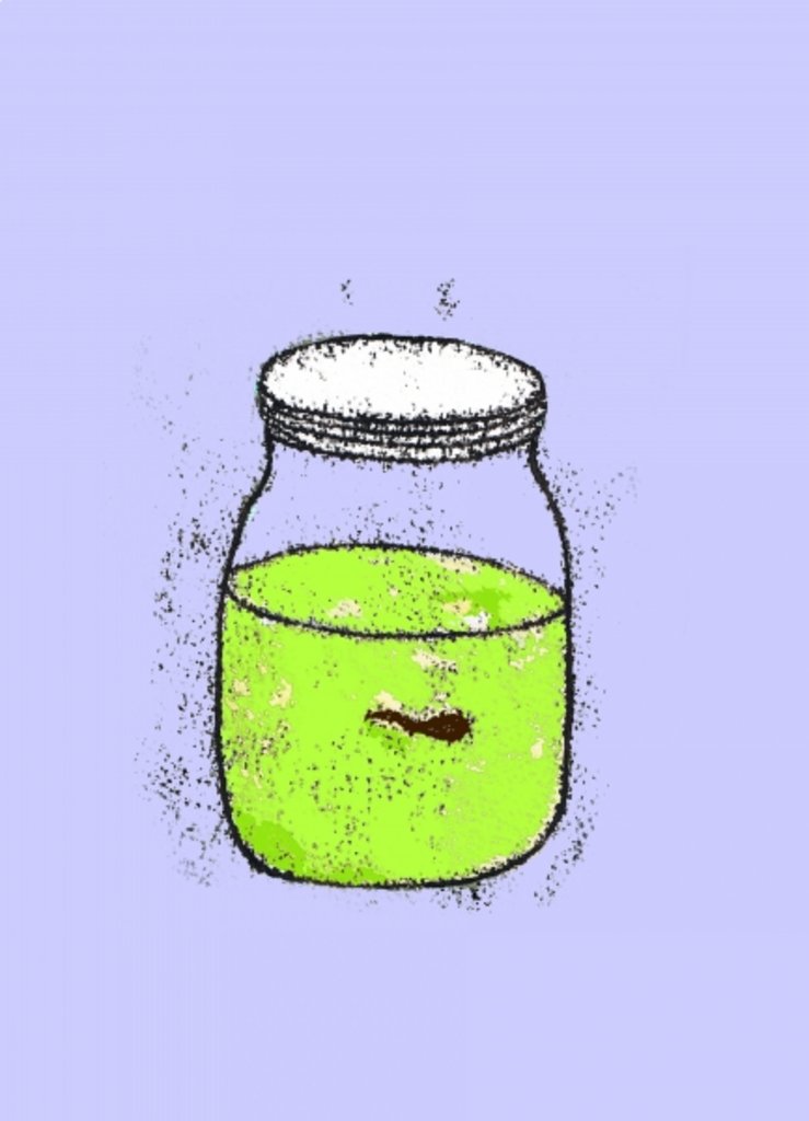 Detail of Tadpole, 2012 by Sarah Thompson-Engels