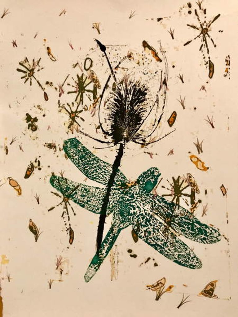 Detail of Teasel by Sarah Thompson-Engels