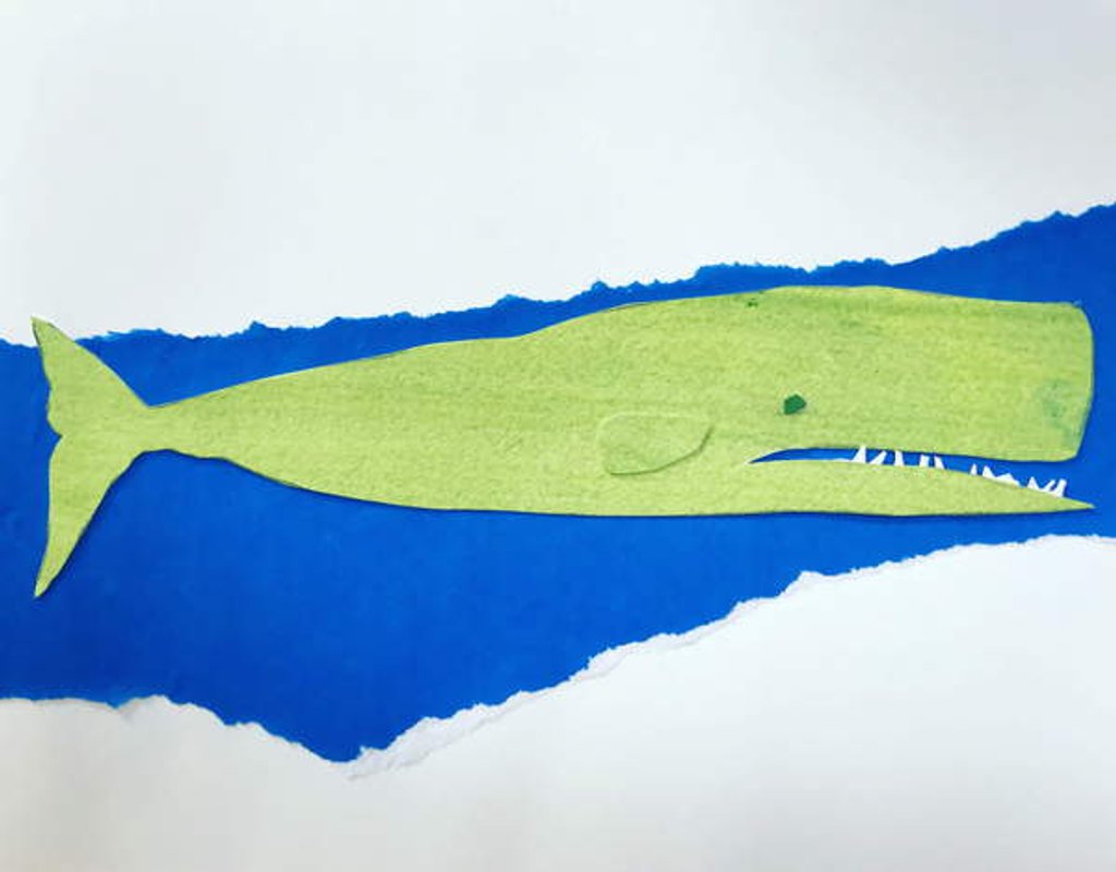 Detail of whale,2019 by Sarah Thompson-Engels