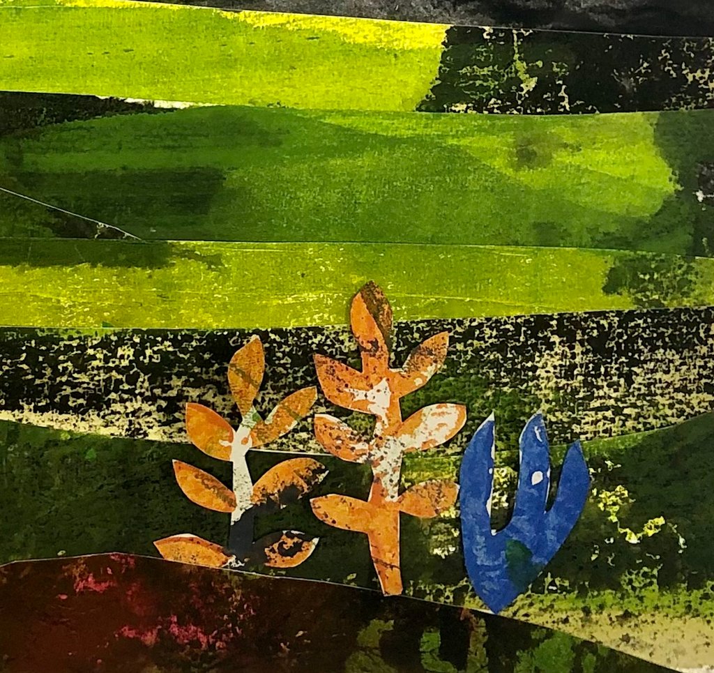 Detail of Cut out Flora, 2023 by Sarah Thompson-Engels