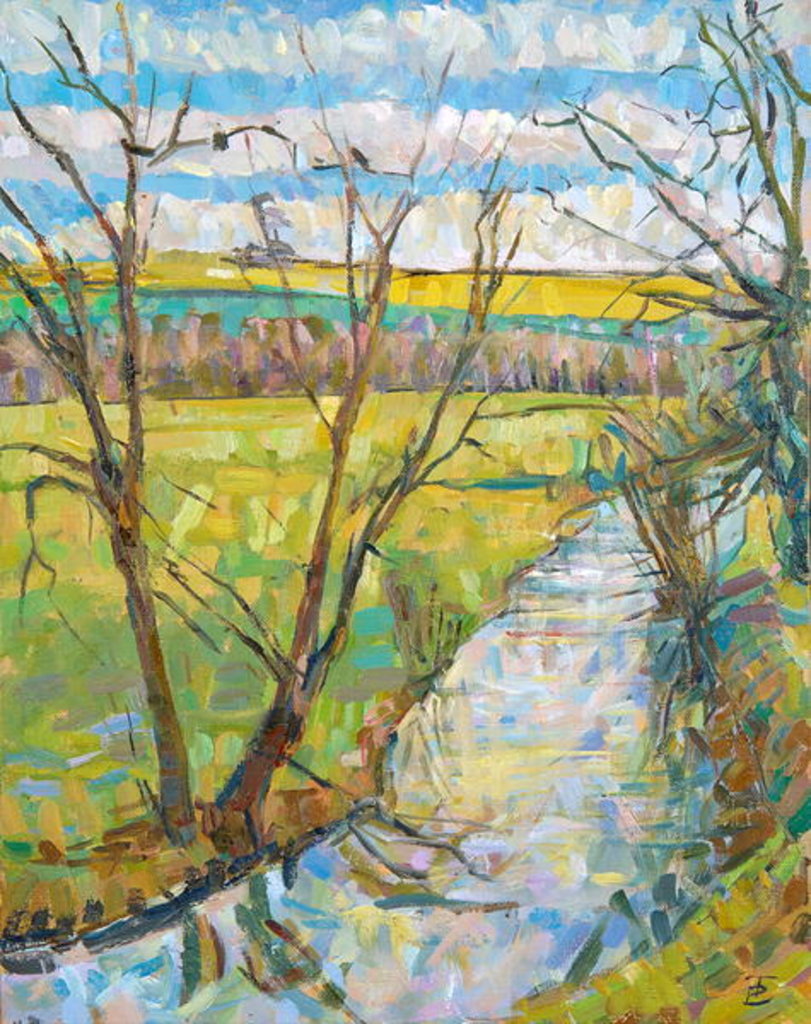 Detail of The Cherwell from Rousham II by Erin Townsend