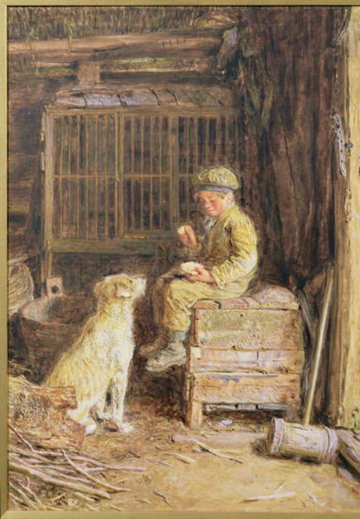 Detail of The Frugal Meal by William Henry Hunt