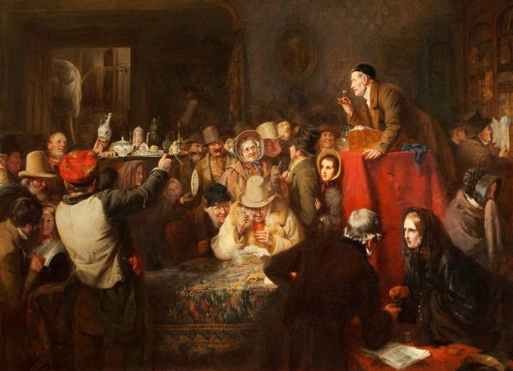 Detail of The Last Day of the Sale by George Bernard O'Neill