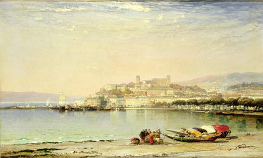 Detail of Cannes, 1897 by Arthur Joseph Meadows