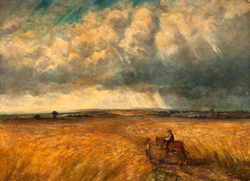 Detail of The Gathering Storm, 1819 by John (imitator of) Constable