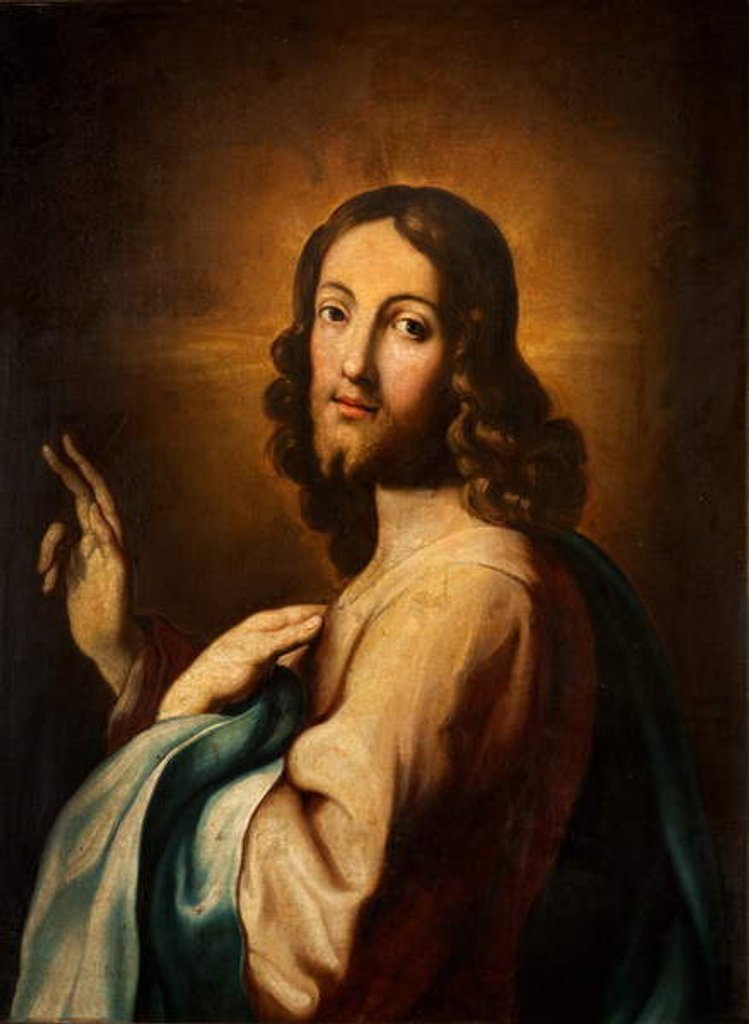 Detail of Our Saviour by Spanish School