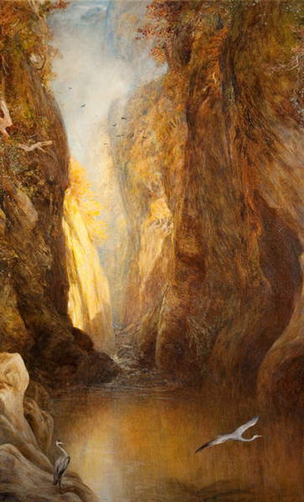 Detail of The Fairy Glen, Bettws-y-Coed by Henry Clarence Whaite