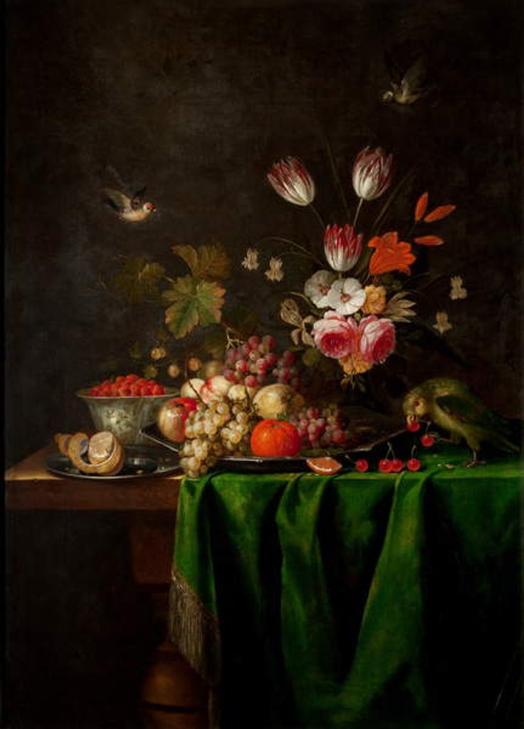 Detail of Still Life, c.1660 by English School