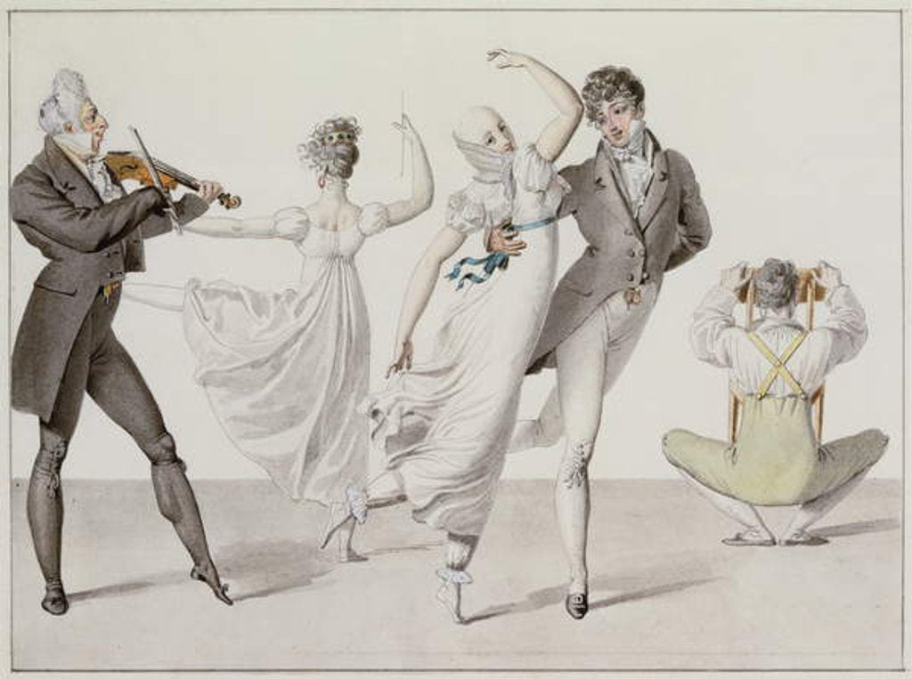 Detail of Illustration from 'Le Bon Genre', c.1810 by French School