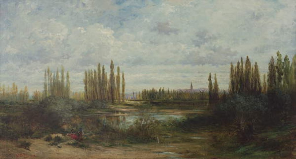 Detail of Ponds near Strasbourg by Gustave Dore