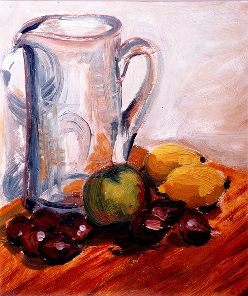 Detail of Jug with Chestnuts, 1965 by Joan Thewsey