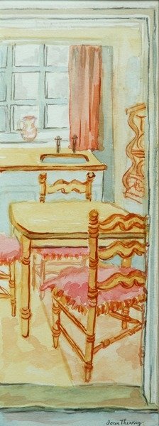 Detail of Red Cottage Kitchen, Suffolk, 2000 by Joan Thewsey