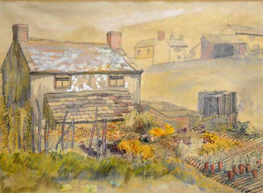 Detail of Moorland Cottage, 2014 by Joan Thewsey