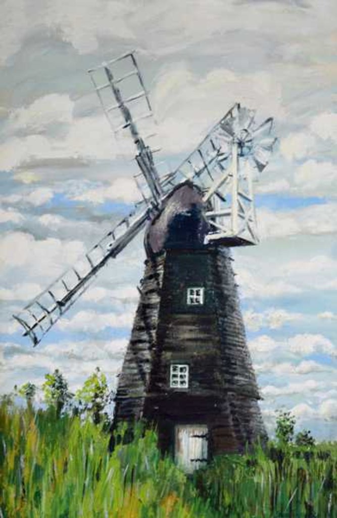 Detail of The Windmill, 2000 by Joan Thewsey