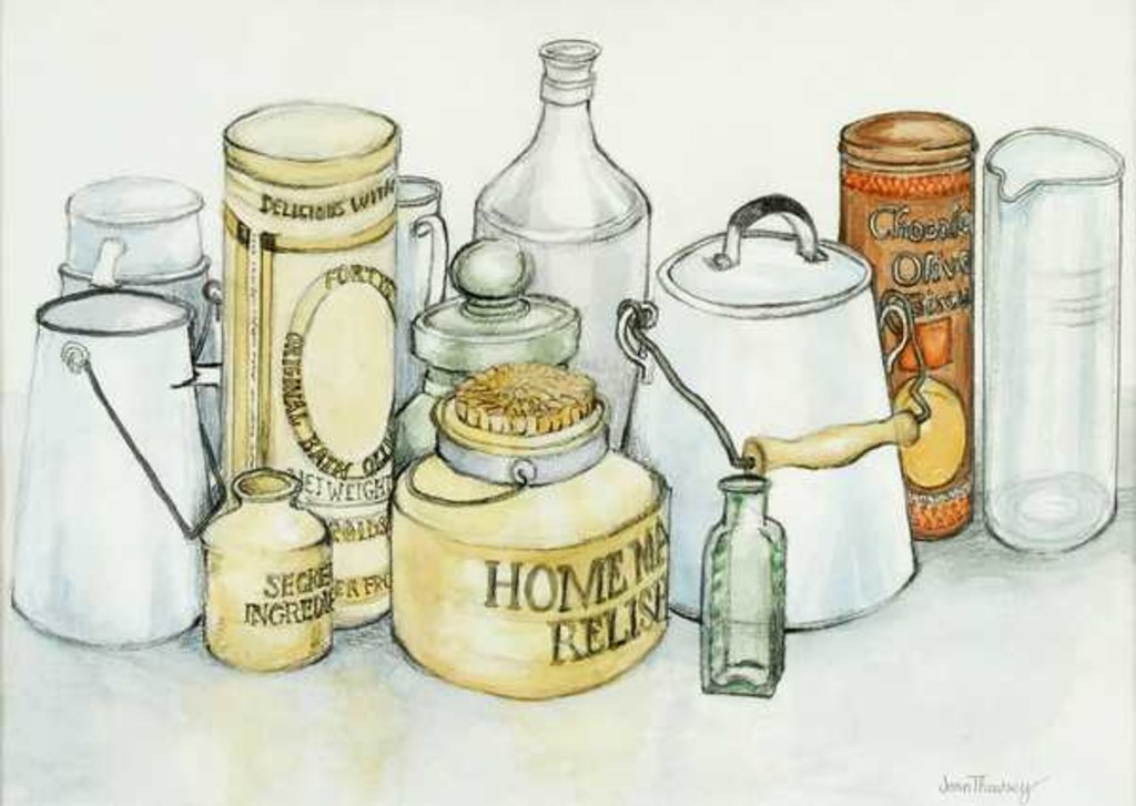 Detail of Bygones, 2000 by Joan Thewsey