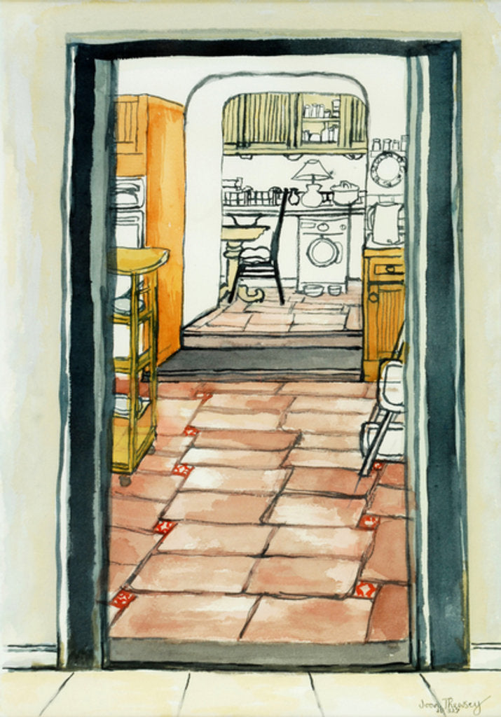 Detail of Cynthia's Kitchen, 2009 by Joan Thewsey