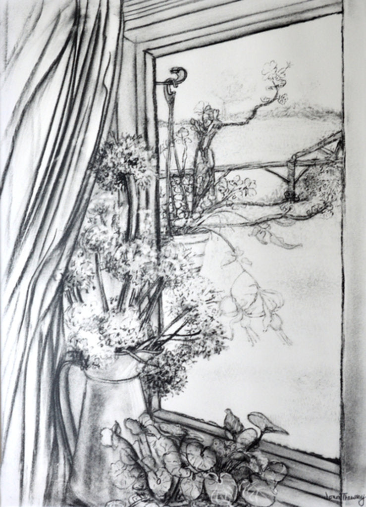 Detail of View through the Cottage Window, 1970 by Joan Thewsey