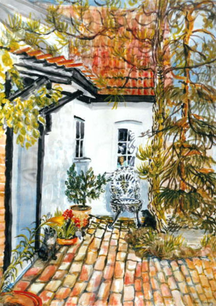 Detail of Caroline's Cottage - the Old Post Office by Joan Thewsey