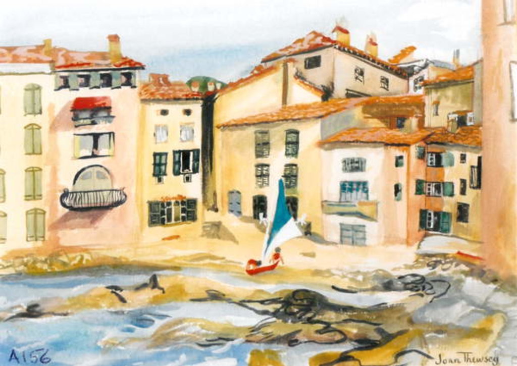 Detail of Saint-Tropez, the Bay by Joan Thewsey