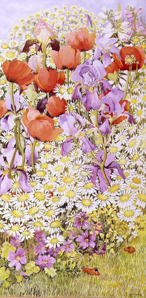 Detail of Wild Flower Conservation; Garden Border by Joan Thewsey