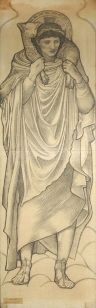 Detail of The Good Shepherd, 1880 by Edward Coley Burne-Jones
