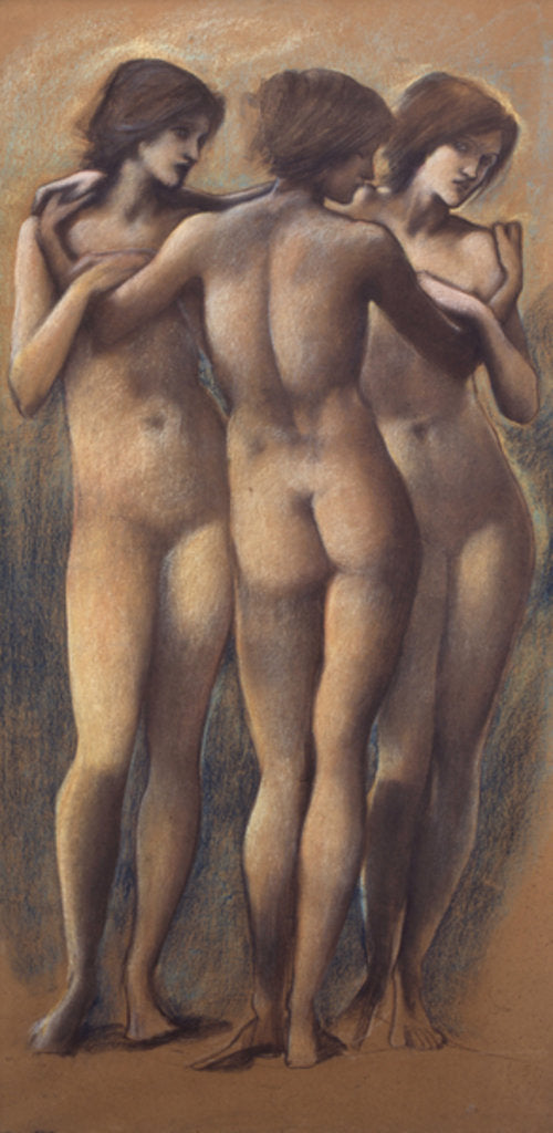 Detail of The Three Graces, c.1885 by Edward Coley Burne-Jones