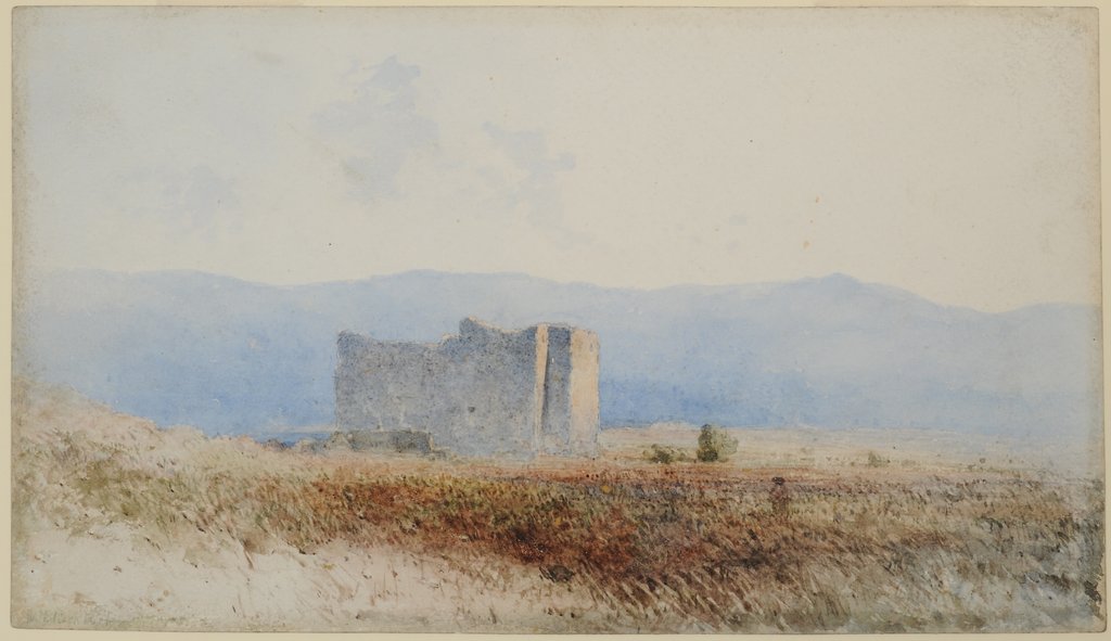 Detail of Buit's Castle, near Bewcastle, 1840-58 by William James Blacklock